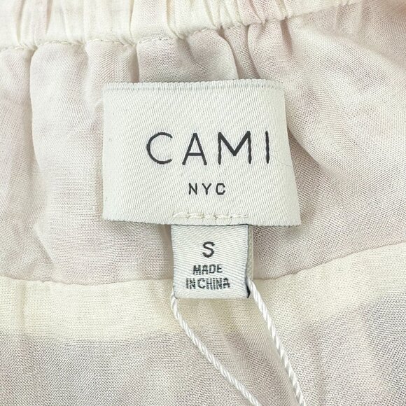 NWT Cami NYC Red Orange White "Doris" Floral Print Tiered Linen Maxi Dress - Picture 7 of 11